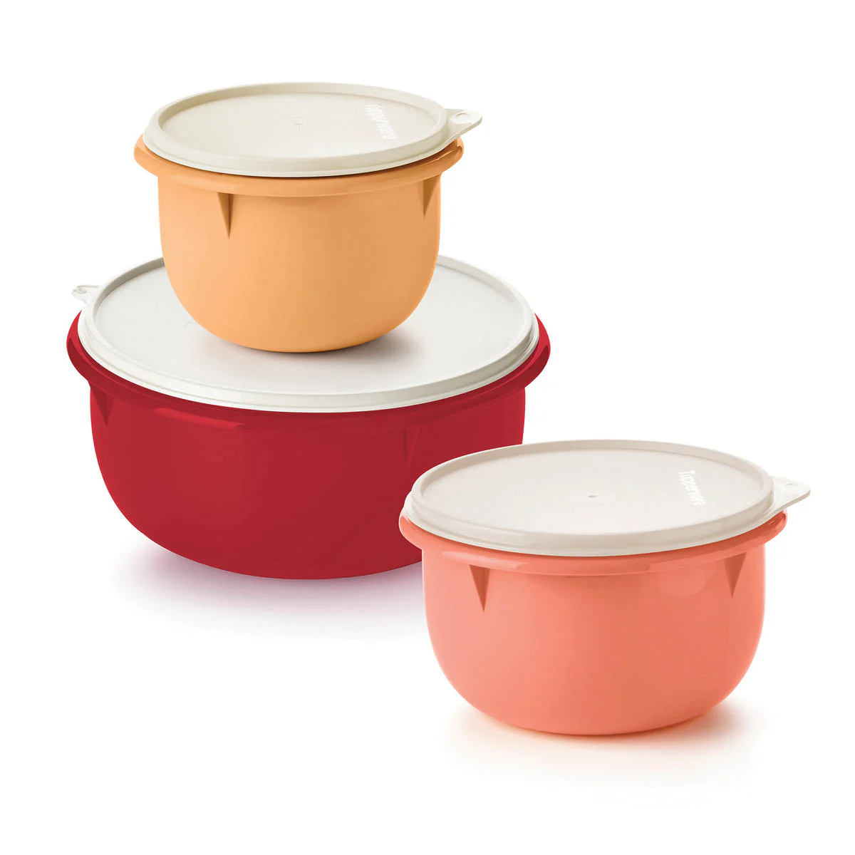 Tupperware® 3-pc Multipurpose Mixing Bowl Set for Food Prep and Storage - Image 2