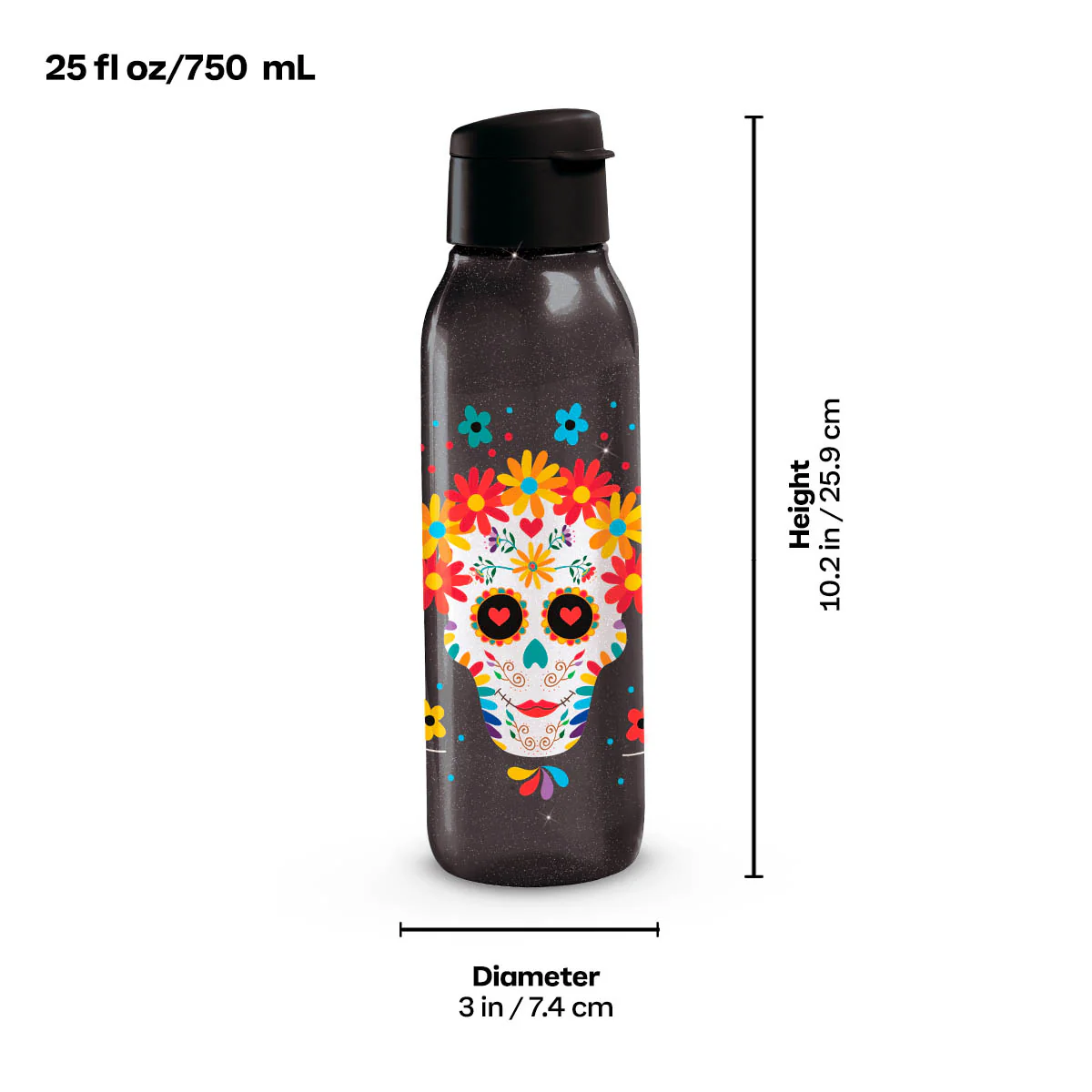 Tupperware® Dia De Los Muertos Eco Bottle, 25 oz / 750 mL - Image 2