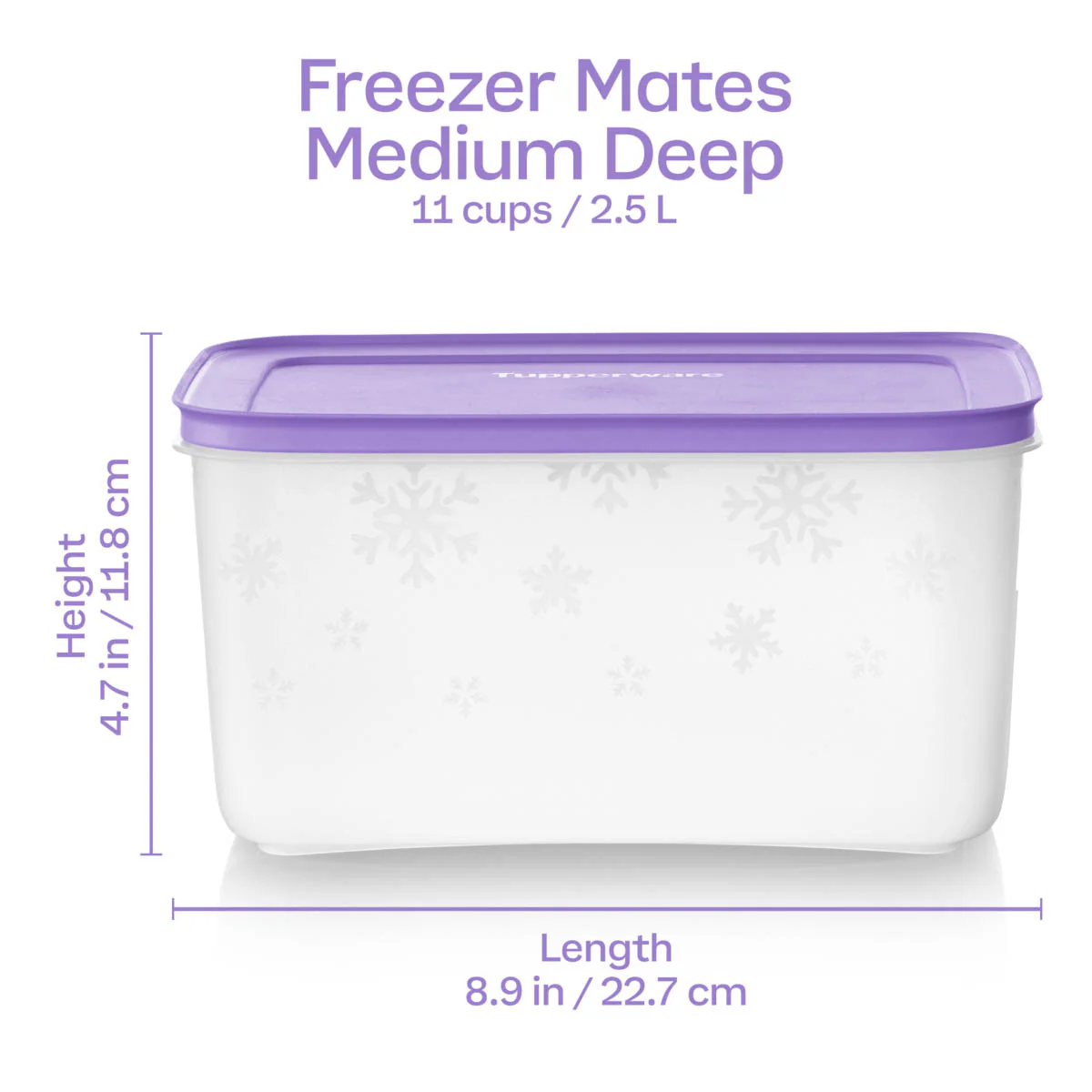 Tupperware® Freezer Mates® PLUS Medium Deep | Food Storage Container - Image 6