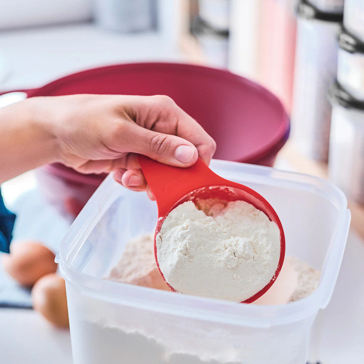 Tupperware® Modular Mates® | 4-Piece Set | Oval 4 & Square 2 Containers - Image 3