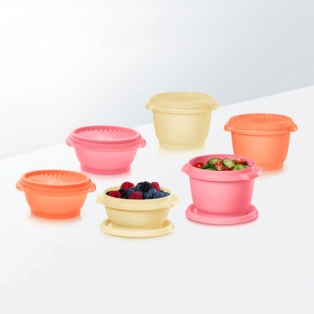 Servalier® Mini Bowl | 6-piece Set (Soft Silk, Cornish Dairy, Cosy Rosy) - Image 2