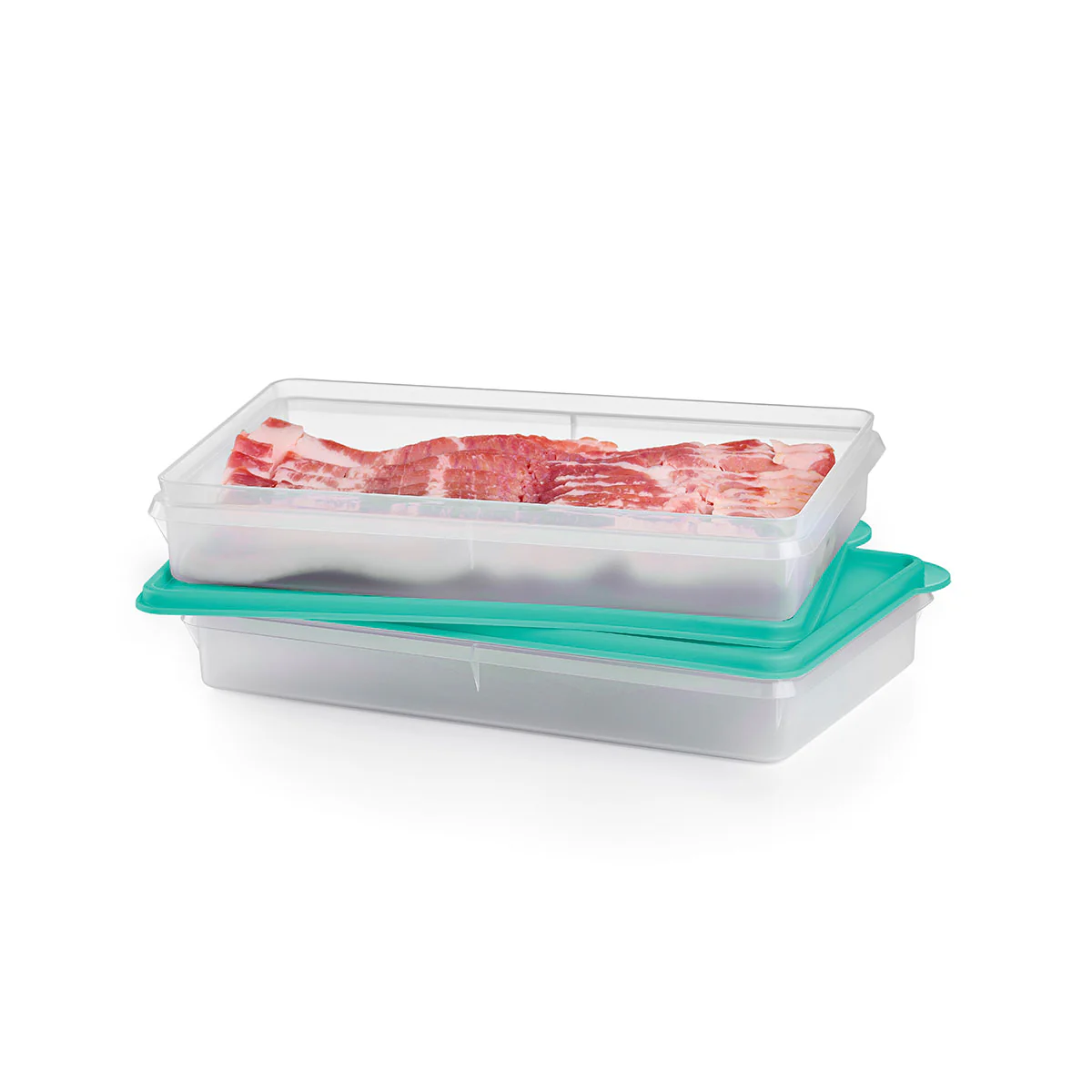 Tupperware® Snack-Stor Jr. Containers | Bacon Storage | Set of 2 with Lids