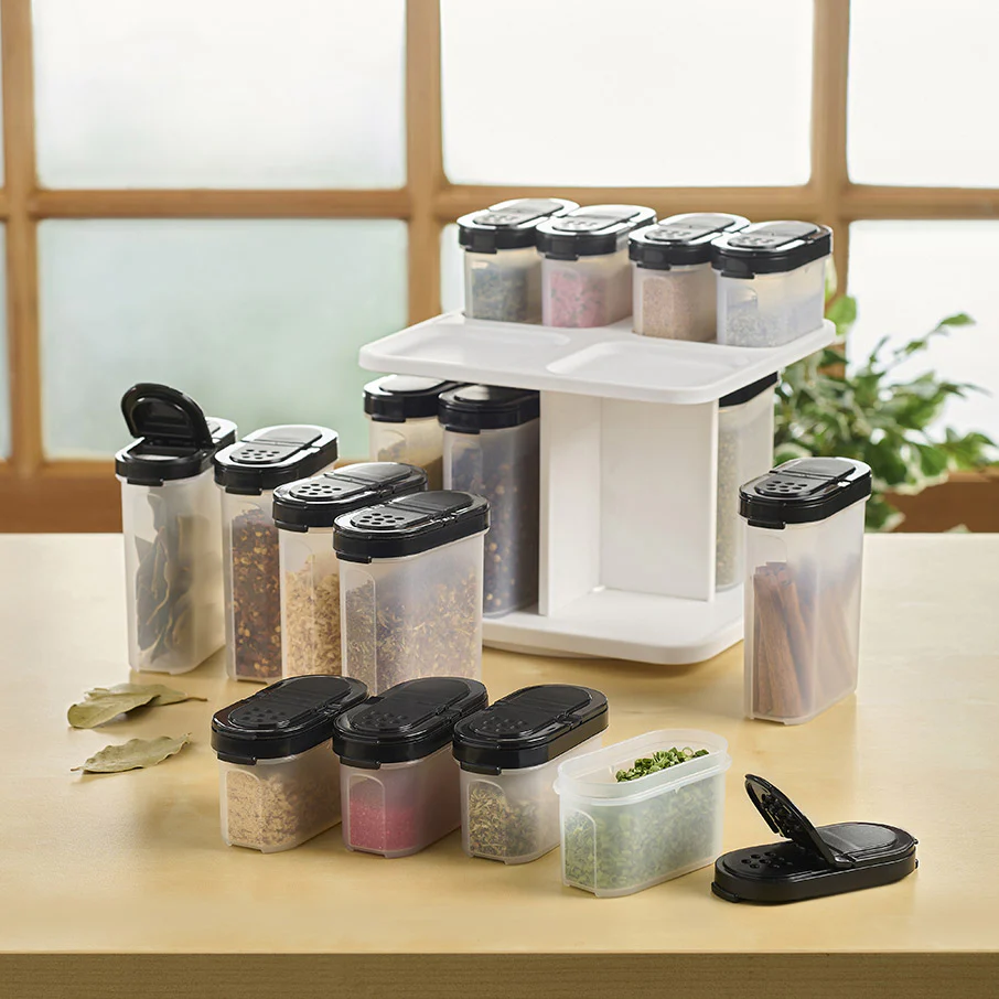 Tupperware® Spice Carousel Set | 17-pc with Small and Large Shakers - Image 3