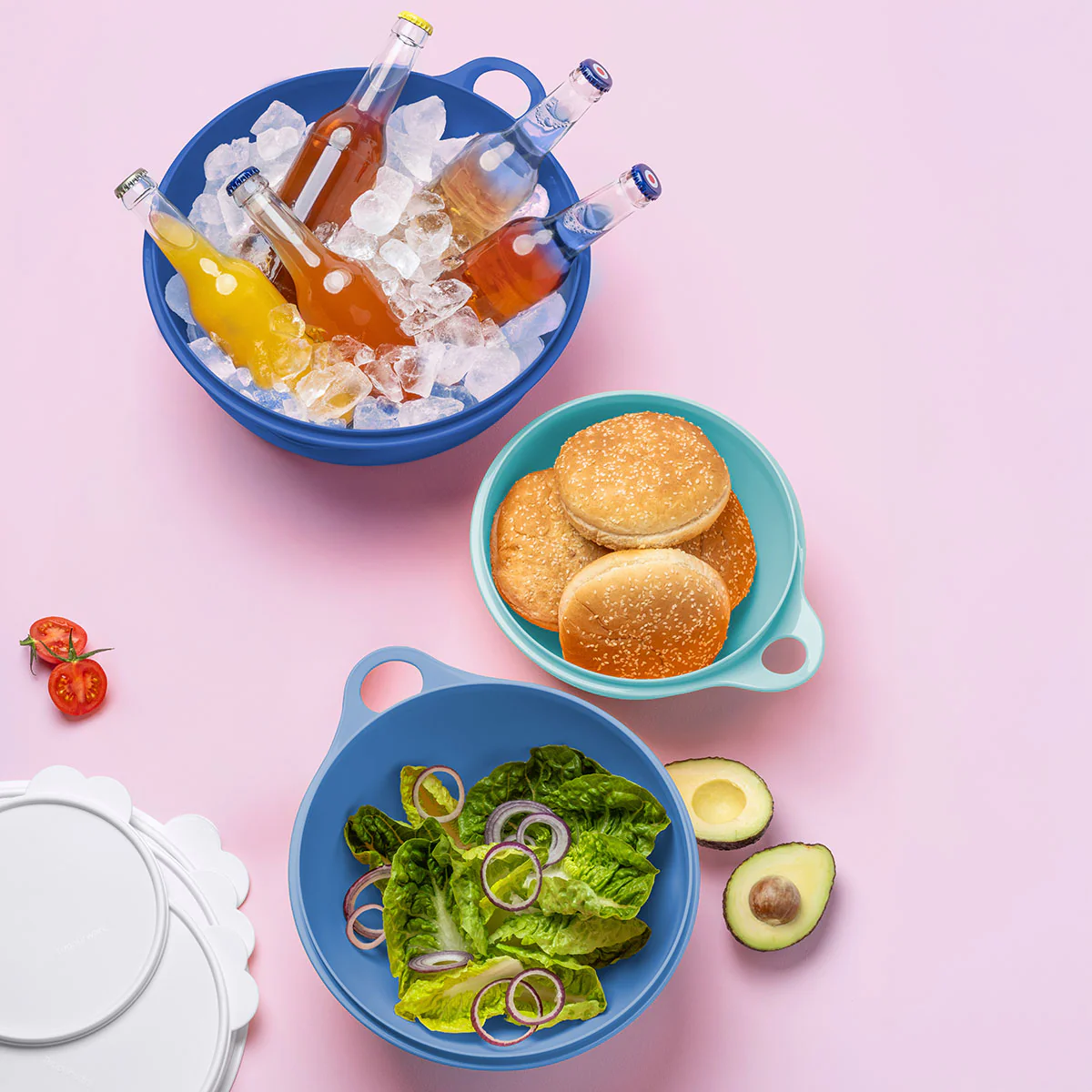 Tupperware® Thatsa® Bowls | Set of 3 | Airtight, Leakproof Mixing Bowls - Image 3