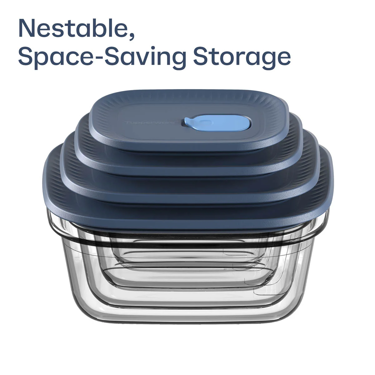 Tupperware Voila™ Glass Rectangular Set of 4 - Image 5