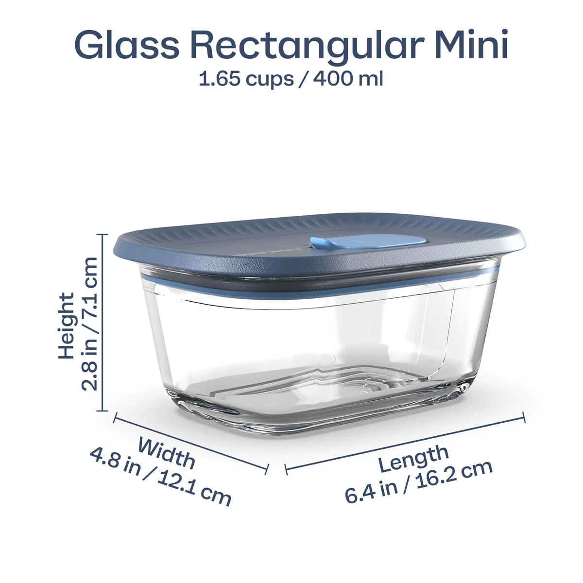 Tupperware Voila™ Glass Rectangular Set of 4 - Image 9